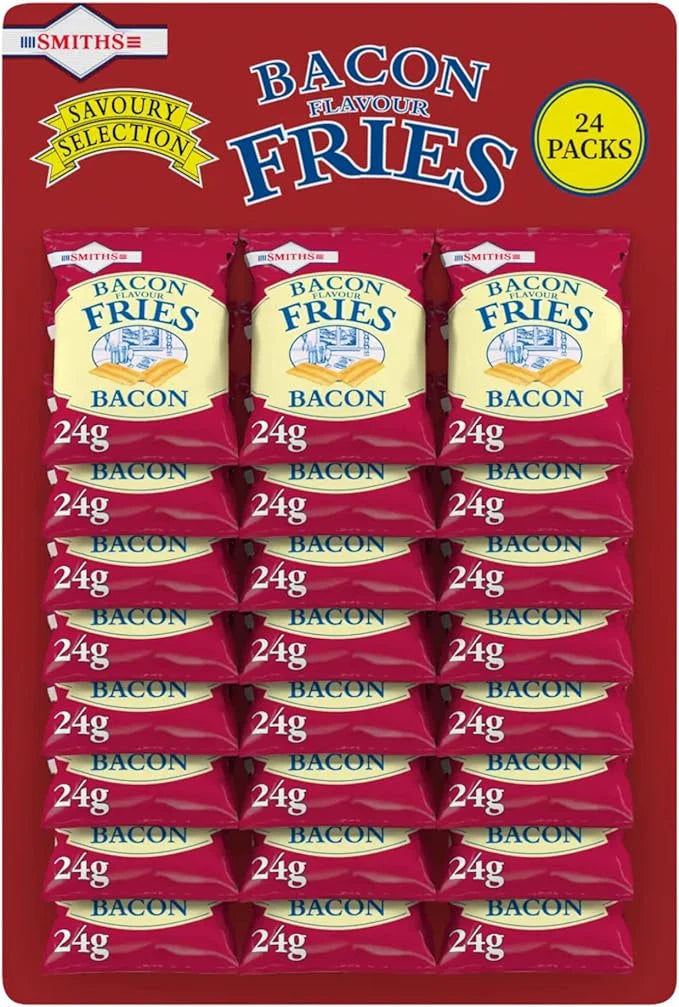 Bacon Fries | 1 x card of 24 x 27g