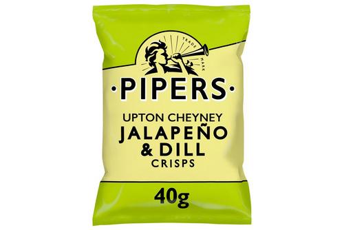 Pipers Jalapeño & Dill | 24 x 40g