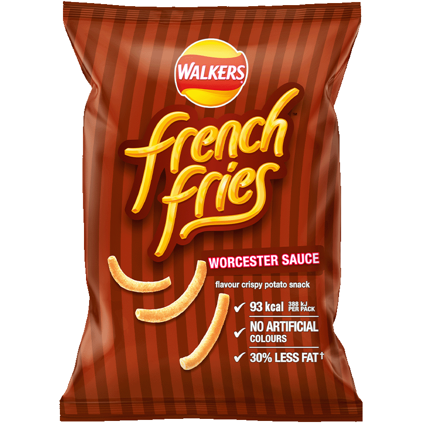 Walkers French Fries Worcester Sauce | 32 x 21g