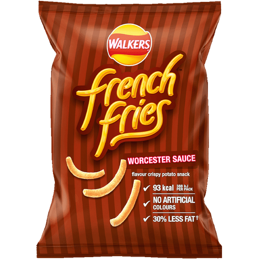 Walkers French Fries Worcester Sauce | 32 x 21g
