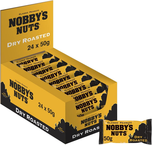 Nobby's Dry Roasted Nuts | 24 x 50g