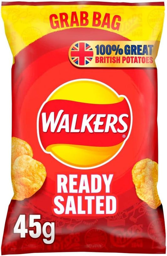 Walkers Grab Bag Ready Salted | 32 x 45g