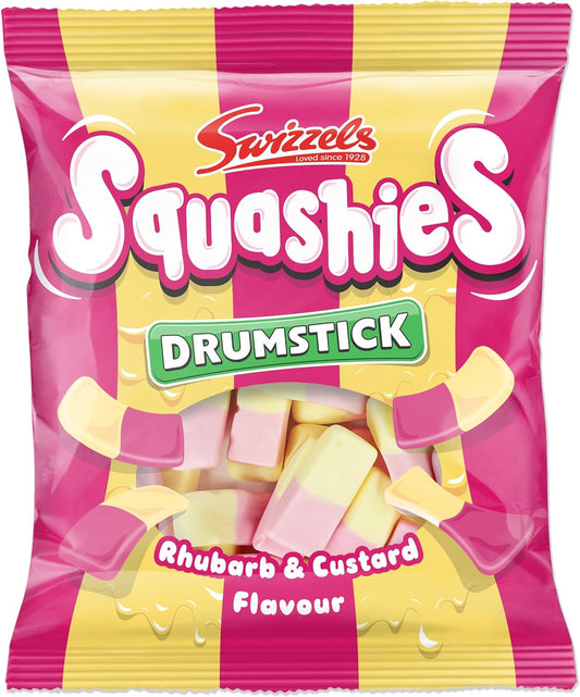 Squashies Rhubarb & Custard | 12 x 120g