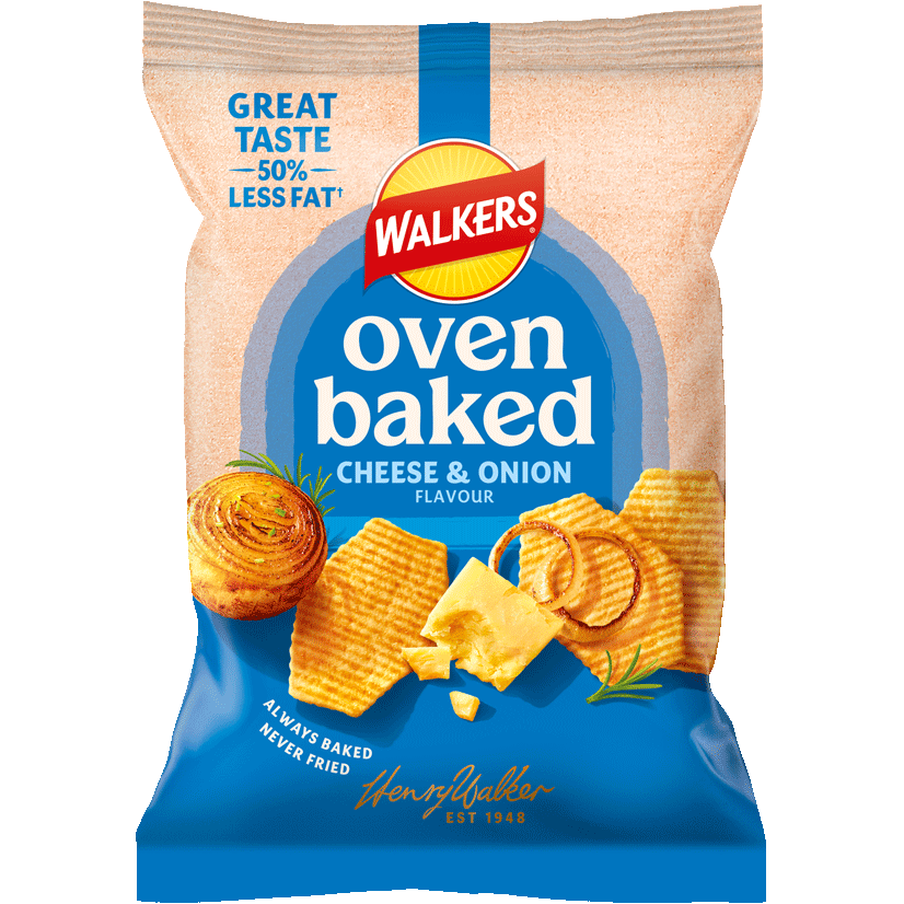 Walkers Baked Cheese & Onion | 32 x 37.5g