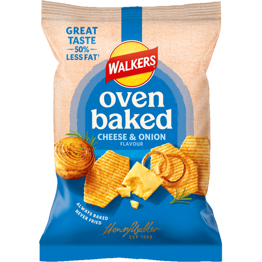 Walkers Baked Cheese & Onion | 32 x 37.5g