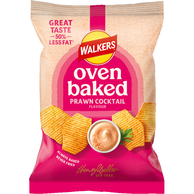 Walkers Baked Prawn Cocktail | 32 x 37.5g