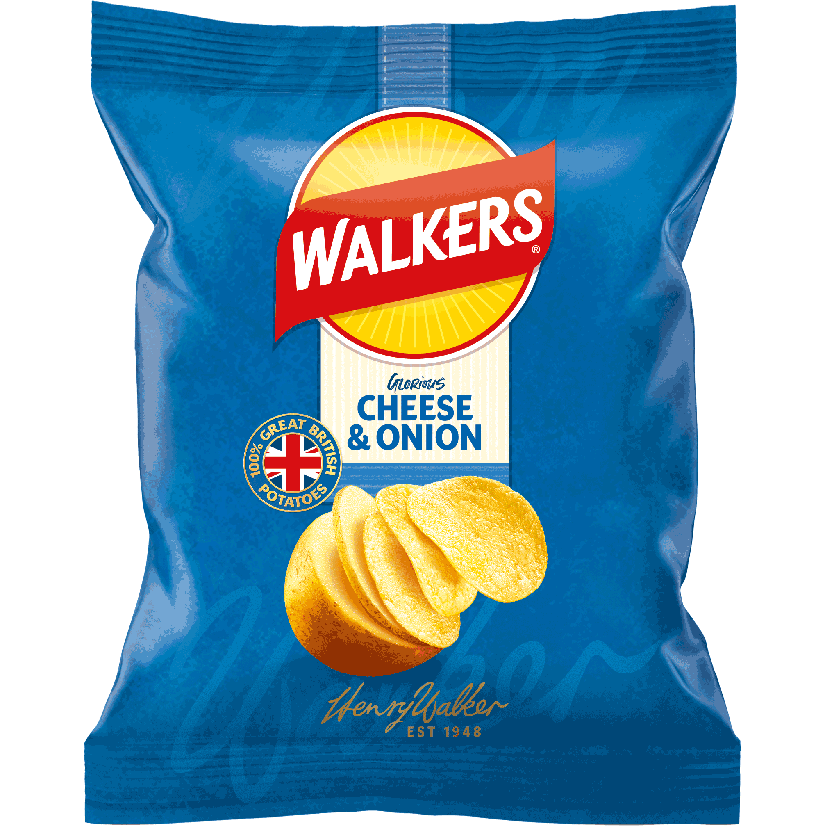 Walkers Cheese & Onion | 32 x 32.5g