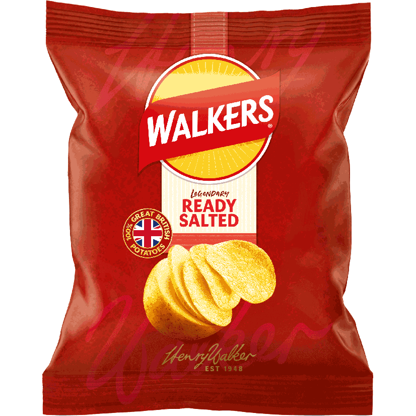 Walkers Ready Salted | 32 x 32.5g