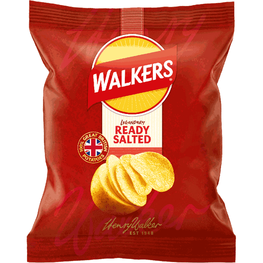 Walkers Ready Salted | 32 x 32.5g