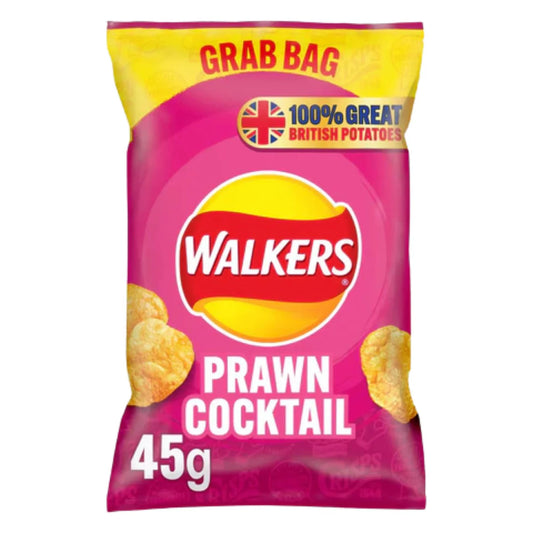 Walkers Grab Bag Prawn Cocktail | 32 x 45g